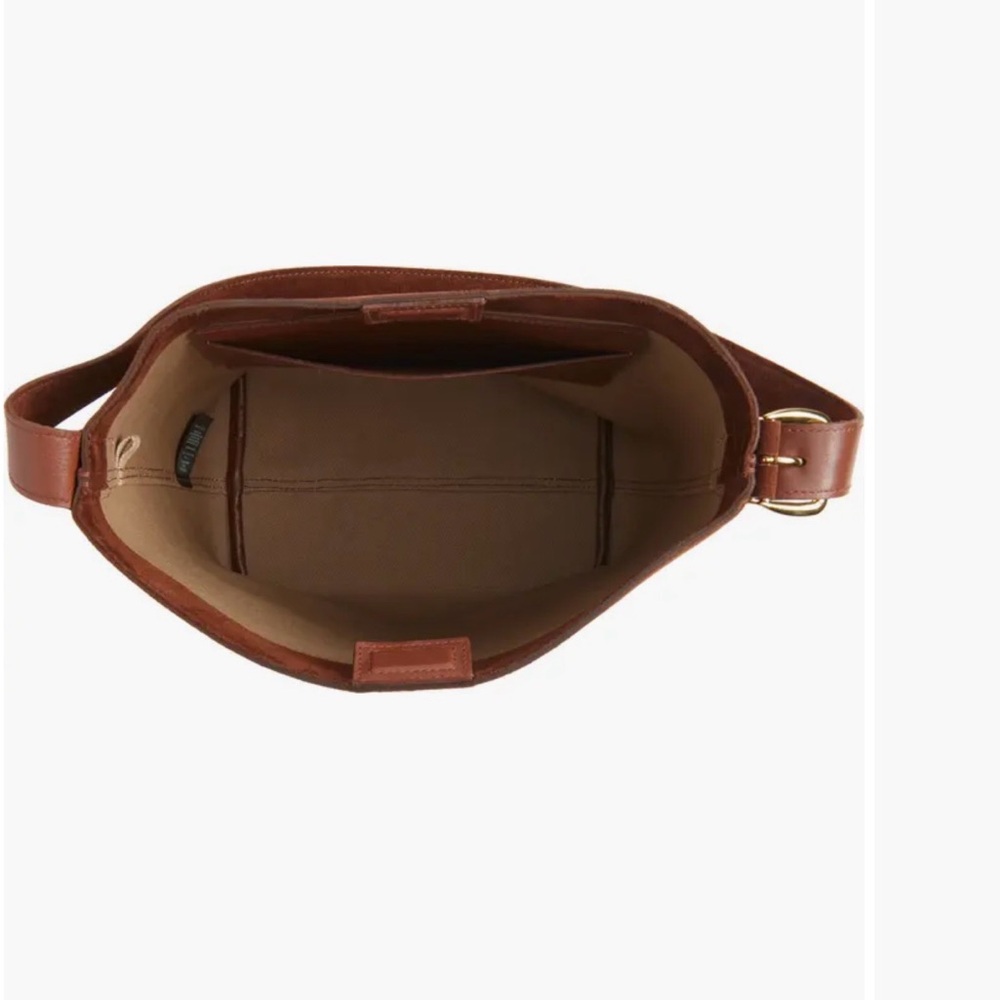NWT Madewell Essentials Suede Bucket Bag with studded strap detail - Picture 4 of 5